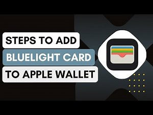 How To Add Bluelight Card To Apple Wallet !