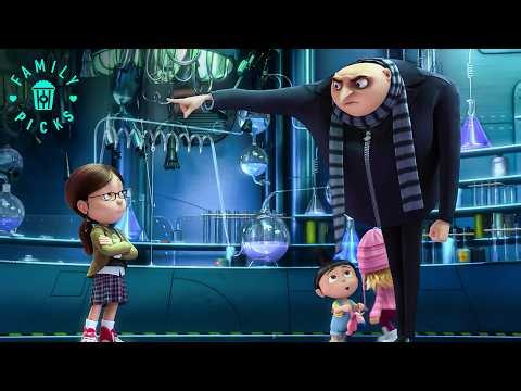 Margo, Edith and Agnes Sneak Into Gru's Secret Lab and Find Everything | Despicable Me