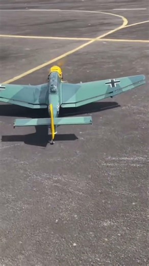 RC German Bomber ”Stuka” maiden flight