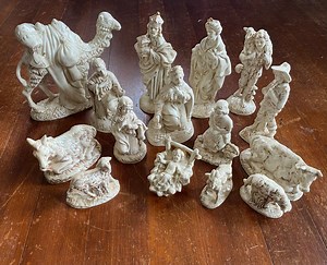 Vintage Nativity 15 Piece Ceramic Set Atlantic Mold 1960s Christmas Holiday Jesus - Etsy
