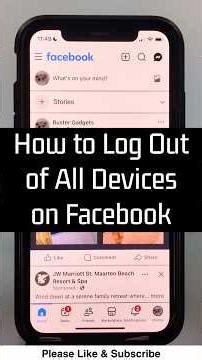 How to Log Out of All Devices on Facebook - 2026