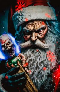 170K views · 11K reactions | #reels #creepy #creepychristmas #christmaseve #merrychristmas #merryxmas #MerryChristmas2022 #Merry #Christmas #christmas2022 #darkart #holiday #hohohoho #reelsvideo #Xmas #xmas2022 #scary #motion #motiongraphics | Devils Delusions | Facebook