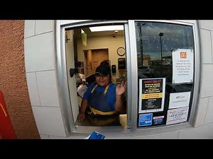 Using McDonald's App? Drive-Thru McMuffins & Coffee, Gila Bend, Arizona, 14 November 2023, GFH