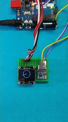 Arduino Compass Project with HMC5883L and SSD1306 Display #shorts