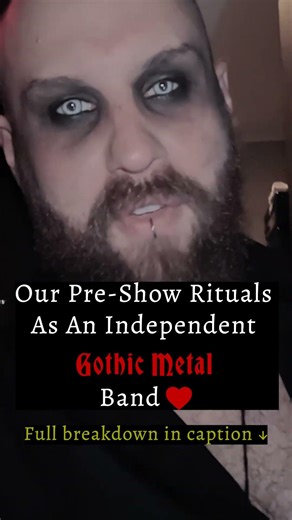Our Pre-Show Rituals #carmeria #gothicmetal #symphonicmetal