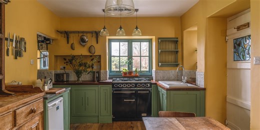 A renovated cottage in the Lake District with an uplifting colour scheme