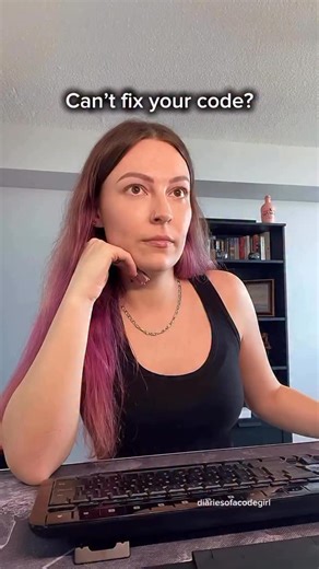 Anastasia Khomochkina on Instagram: "Code doesn’t work? Try this instead 👏 ———————————— Hi, my name is Anastasia 🙋‍♀️ And this is my programming blog 👩‍💻 Follow me @diariesofacodegirl 🏷️ Software development, programming, coding, programming memes, tech, computer setup, wfh"
