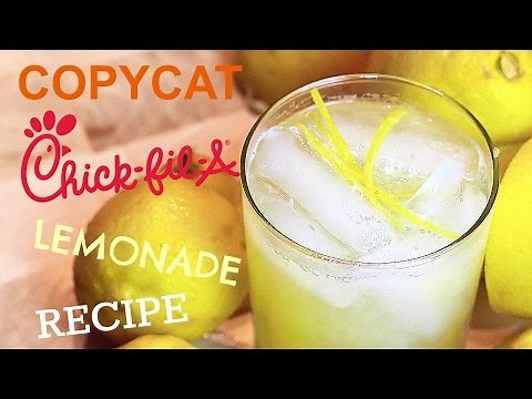 COPYCAT CHICK FIL A LEMONADE RECIPE