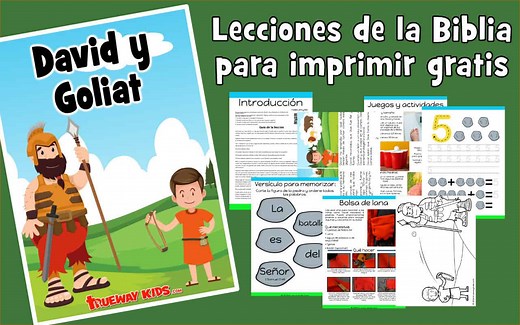 David y Goliat - lección de la biblia para niños - Trueway Kids