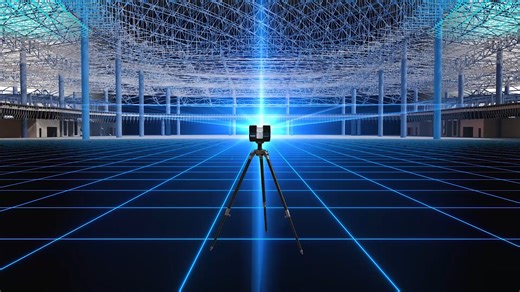 3dsmax场景激光扫描效果特效合成