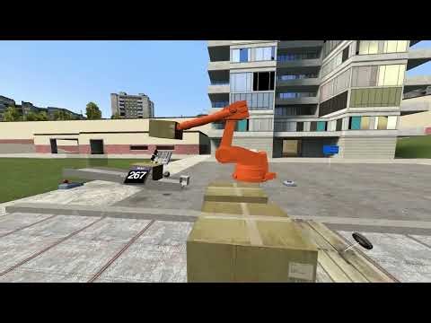Factorio in Gmod (Robot arm update demo)