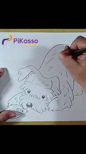 How to Shade a Miniature Schnauzer Drawing Easy in Less Than One Minutes