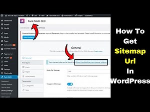 HowTo Find Sitemaps Url In Rank Math Seo Tools | How To Get Sitemap In WordPress 2020