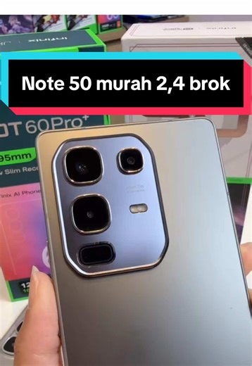 Note 50 durable metal-body frame NFC, split-screen, jendela mengambang✨ #infinix #note50 #paydaysale #promo #gajiansale