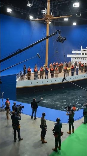 How Titanic Was Actually Filmed #titanic #bts #movie