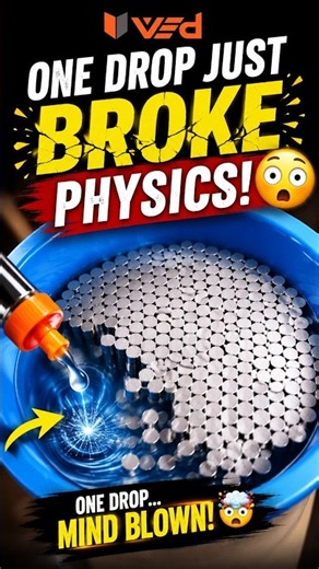One Drop Just Broke Physics! 😳💧#shorts