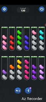 Ball Sort iq Puzzle Level 130 🌹