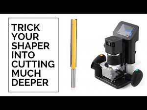 Shaper Origin extreme: How to trick your Shaper into cutting much deeper