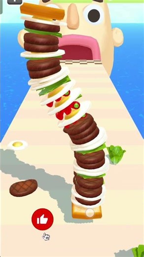 One Mistake = Game Over 🤣🥪 | Sandwich Runner #viral #short