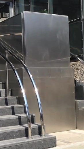 This 10-step retracting stairlift is one of the largest lifts we've ever designed and installed! 🤩 Located in a stunning Grade II* listed pre-World War II building, renowned for its timeless, almost space-age design, this lift seamlessly blends with its unique architecture. Our Westminster Equality Act stairlift provided the ideal solution, allowing wheelchair users, pushchairs, and those with limited mobility to access the main entrance with ease and dignity ♿ Learn more: https://www.sesameacc