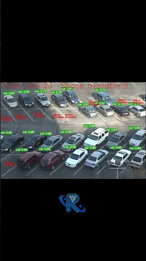 Parking spot detection and counter | Computer vision tutorial