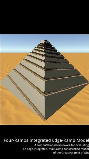 How the Great Pyramid May Have Been Built: Time-Lapse Reconstruction of 4-Edge Integrated Ramp Model