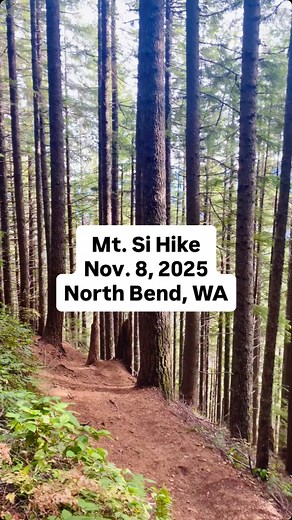 15 hikes in 14 years, hiking Mt. Si is an annual tradition! It’s not a technically difficult hike, but it is a challenge. 8 miles round-trip and an elevation gain of 3,150 feet—the equivalent of 2-1/2 Empire State Buildings—the climb is relentless and with plenty of rocks and roots to navigate. I prepare with summer hiking and in recent years, climbing the stairs at Suncadia Lodge! I’ve hiked Mt. Si with my brother and with friends, but I often go alone, listen to an audiobook and just chill in 