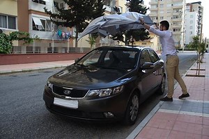 The Fastest and Easiest Car Cover Ever. ⛔ 🚦🚗 🚕🚗 🚕 🚦 ⛔ أسرع غطاء سيارة في العالم متوفر في السعودية 🇸🇦 🇸🇦 🇸🇦 الحل الأمثل لمشكلة ارتفاع الحرارة☀🔥 داخل السيارة و بطريقة سهلة و سريعة ❄ السعر 180ريال لسيارات السيدان 225 ريال لسيارات الجيب. للطلب اتصال او واتس اب (الدفع عند الاستلام) الرياض : 0536407141 جدة: 0500450380 الدمام:0530646150 مكة 0536385616 المدينة: 0599340046 القصيم 0508878818 ابها و خميس مشيط : 0530112267 باقي المدن : 0536407141 - أسرع غطاء سيارة على الإطلاق - مصنع من قماش خاص