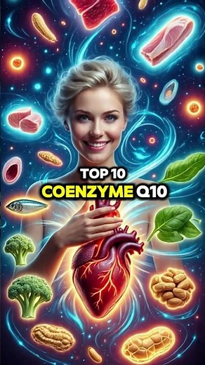 Top 10 Coenzyme CoQ10-Rich Foods for Energy & Heart Health ❤️ #hearthealth #energyboost