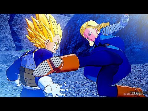 Super Vegeta Vs Android 18 Fight Scene - Dragon Ball Z Kakarot