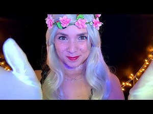 ASMR Friendly Fairy Enchants You to Sleep - Soft Whispers, Mouth Sounds (EN/DE)