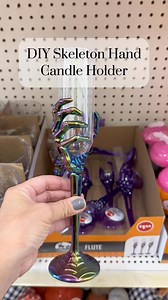 2.7M views · 55K reactions | DIY Skeleton Candle Holder Comment...