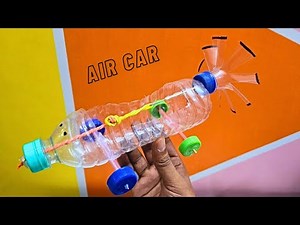 How to make propeller car from plastic bottles | DIY Rubber band powered car | Science project