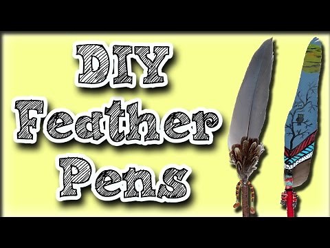 How To Make A Feather Pen - A Gift Idea