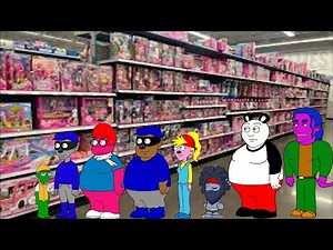 Childish Old Man Sly Misbehaves at Walmart