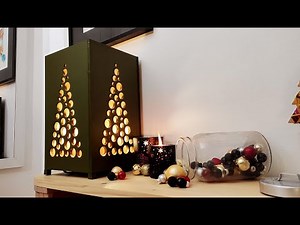 DIY Χριστουγεννιάτικο Φωτιστικό