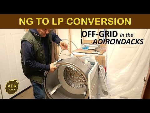 Hotpoint Dryer Natural Gas to Liquid Propane Conversion & Installation