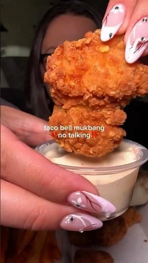 Taco Bell Mukbang ASMR | Crunchy Taco, Cheesy Quesadilla & Loaded Fries Eating Show 🌮🤤 #asmr #shorts