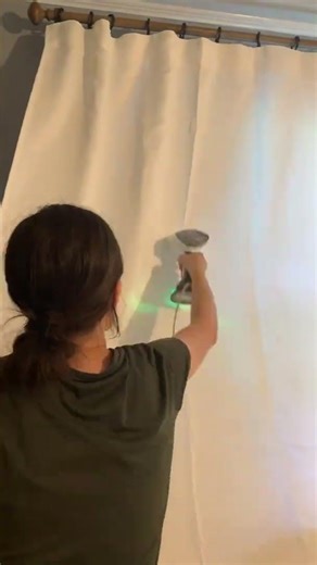 Long White BLACKOUT Curtains