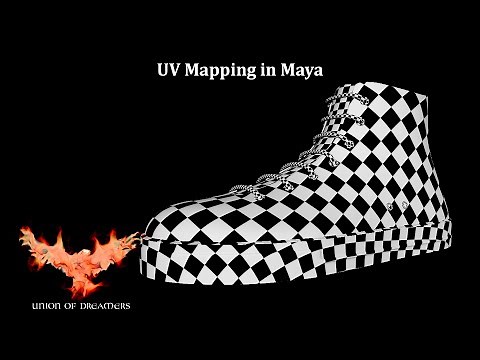 UV Mapping in Maya tutorial/How to create UV Map in Maya. Tutorial