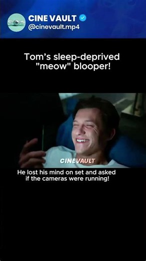 Tom Holland’s HILARIOUS "Meow" Blooper In No Way Home! 📉😱 | #Shorts