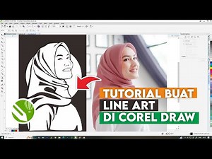 How to make line art in Corel Draw for beginners