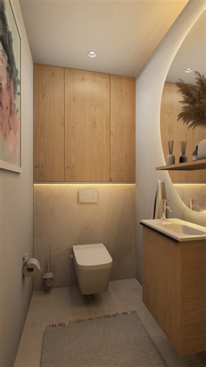 Oliver & Lorena I Stil 11 on Instagram: "◾WC Vorwand mit Stauraum◾ Wie baut man eine WC-Vorwand, die oben sogar noch Stauraum bietet? Anzeige Im Video seht ihr die Umsetzung mit dem TECEsystem. Egal ob Profi, Fachhandwerker oder ambitionierter Heimwerker – mit diesem System lässt sich die Wand stabil und unkompliziert aufbauen. Besonders praktisch ist die flexible und individuelle Gestaltung, die dadurch möglich wird. Perfekt also nicht nur für den Neubau, sondern auch ideal für Sanierungen. Die