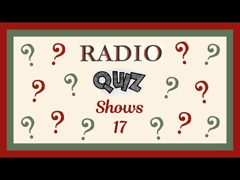 Radio Quiz Shows 17 - 9 old time radio shows