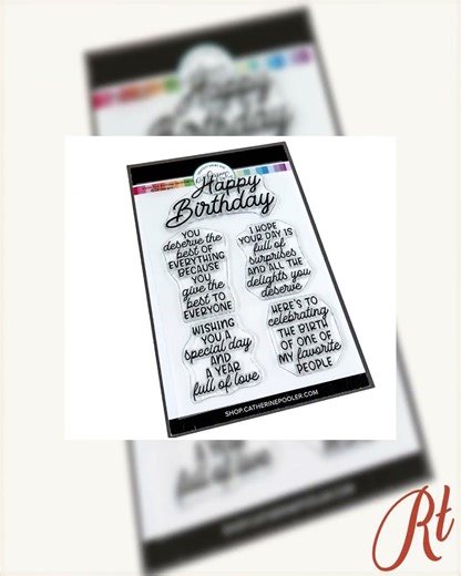 Inside Out Birthday Sentiments Stamp Set