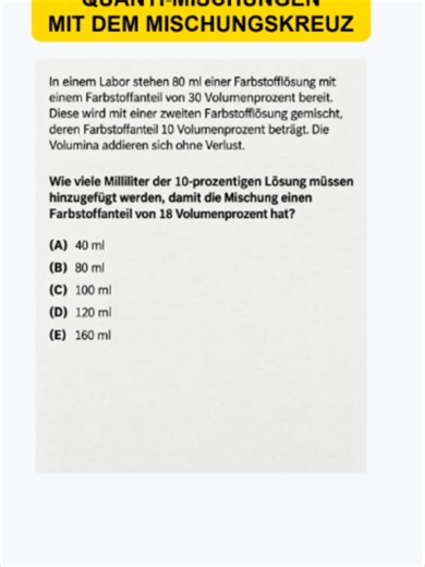 Mischungsaufgaben im TMS? Mit dem Mischungskreuz behältst du den Überblick 🧠✍️ Merke: Die Differenzen werden über Kreuz zugeordnet! Diese Aufgabe stammt aus meinem Quanti-Kurs. Mehr Aufgaben und verständliche Erklärungen findest du auf milandjoudi.de 🎯 Mit TIKTOK20 bekommst du 20 % Rabatt! Mehr TMS-Tipps auf YouTube: @milandjoudi 📺 Speicher dir das Video für deine nächste Lernsession! #TMS #TMSVorbereitung #Quanti #Mischungsaufgaben #Mischungskreuz