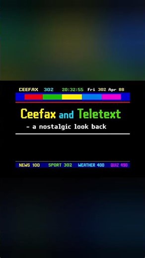 The Kids Today Will Never Understand This… 📺 | Ceefax & Teletext Nostalgia