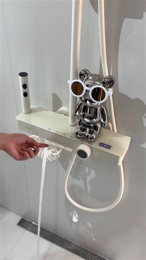 Stylish & Powerful Shower Head – Worth Buying for Every Bathroom #bathroomupgrade #shortsfeed