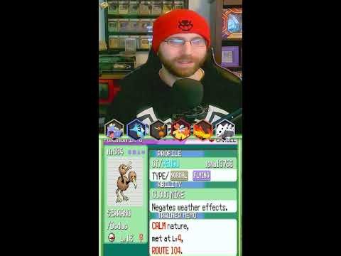 RANDOMIZED NUZLOCKE: POKEMON EMERALD: DAY 2 / First time Playthrough (Portrait)