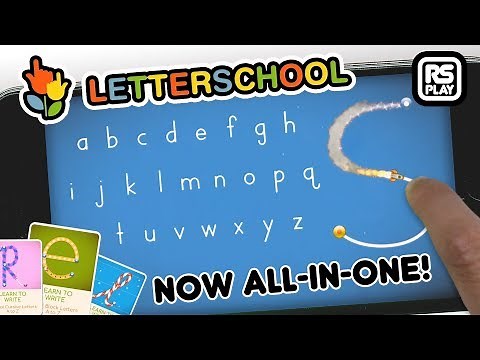 Learning to Write Cursive & Block A- Z Letters is super fun with LetterSchool